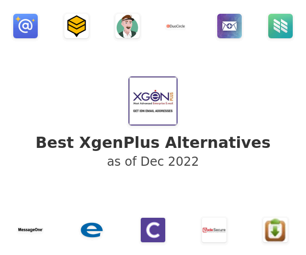 Best XgenPlus Alternatives