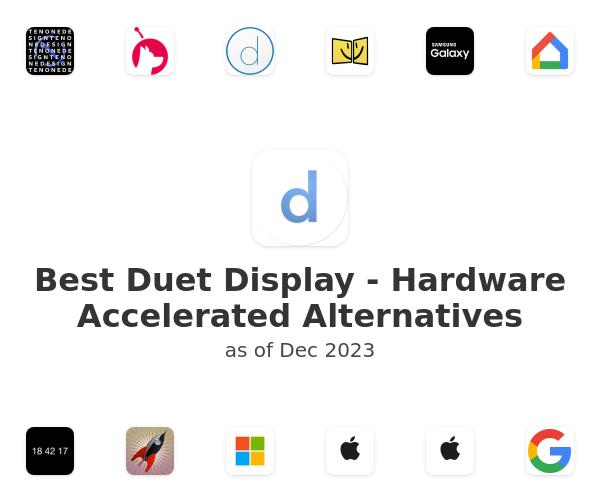 Best Duet Display - Hardware Accelerated Alternatives