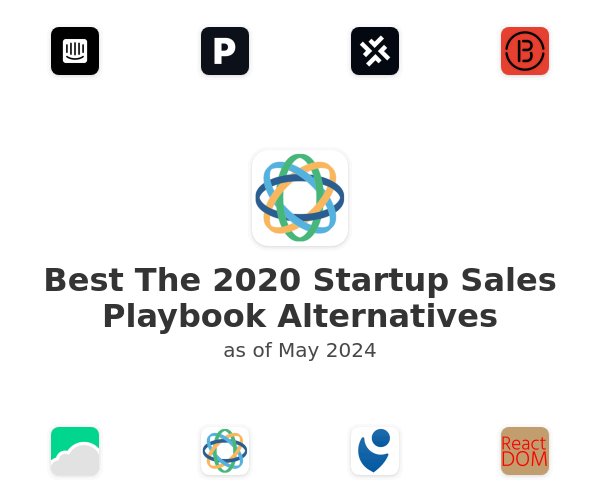 Best The 2020 Startup Sales Playbook Alternatives