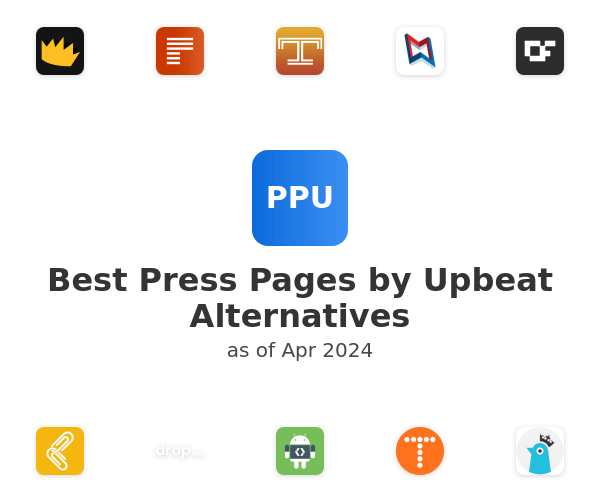 Best Press Pages by Upbeat Alternatives
