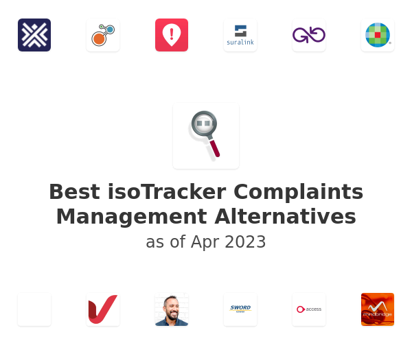 Best isoTracker Complaints Management Alternatives