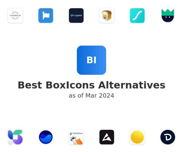 Best BoxIcons Alternatives