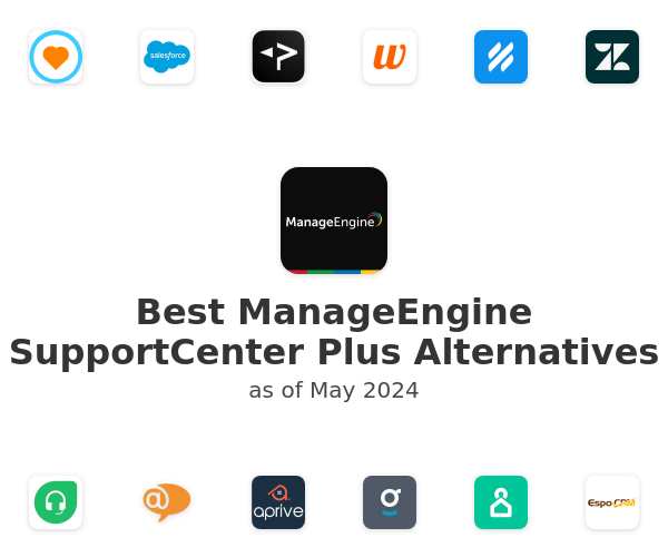 Best ManageEngine SupportCenter Plus Alternatives