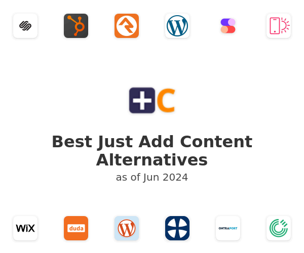Best Just Add Content Alternatives
