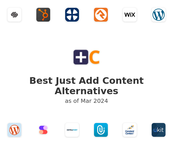 Best Just Add Content Alternatives