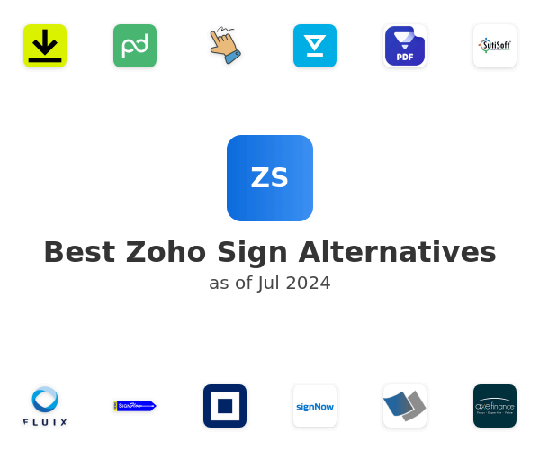 Best Zoho Sign Alternatives