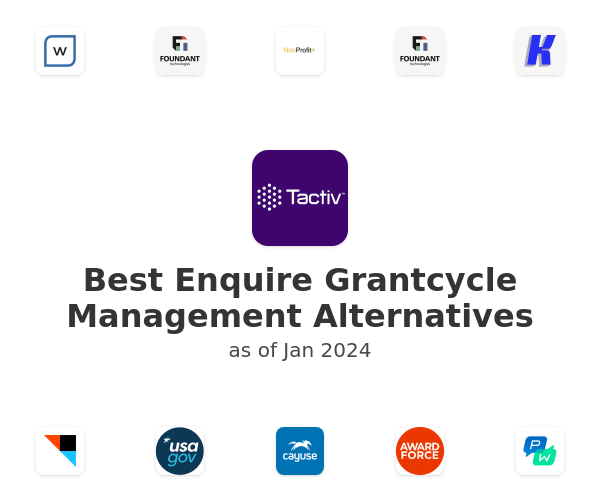 Best Enquire Grantcycle Management Alternatives