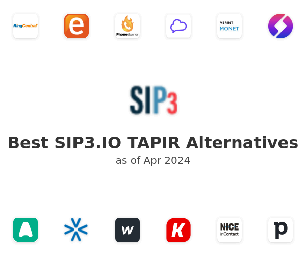 Best SIP3.IO TAPIR Alternatives
