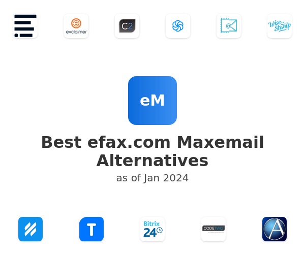 Best efax.com Maxemail Alternatives