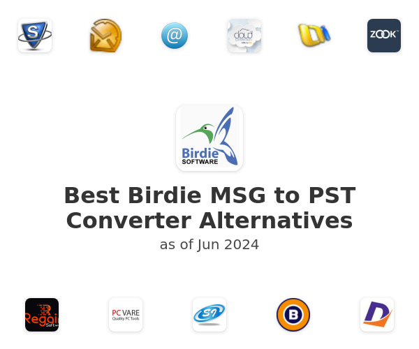 Best Birdie MSG to PST Converter Alternatives