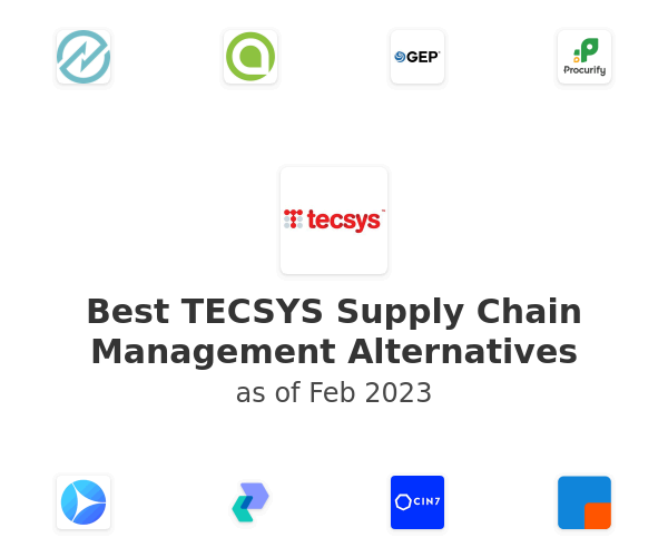 Best TECSYS Supply Chain Management Alternatives