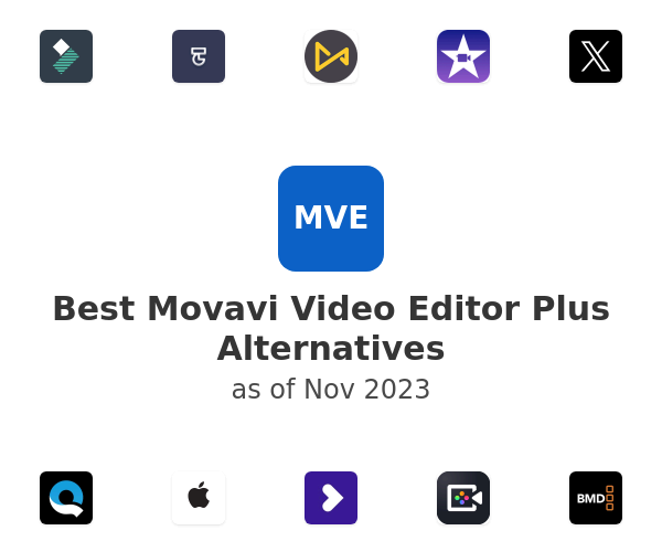 Best Movavi Video Editor Plus Alternatives