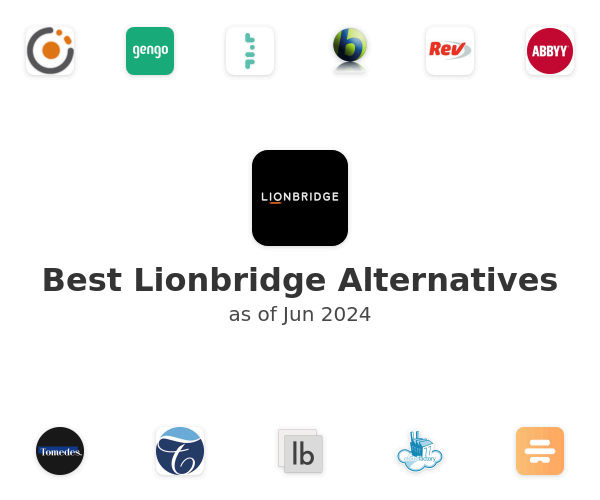Best Lionbridge Alternatives