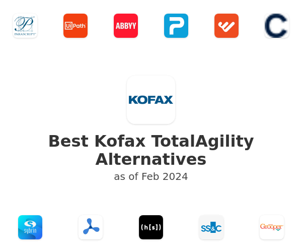 Best Kofax TotalAgility Alternatives