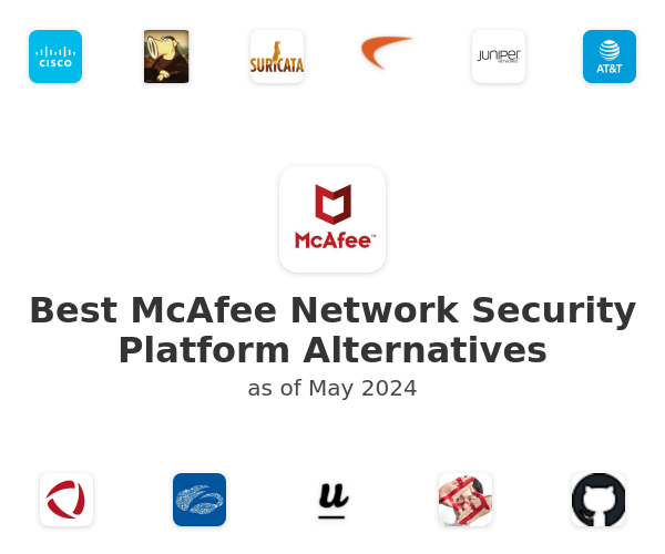 Best McAfee Network Security Platform Alternatives