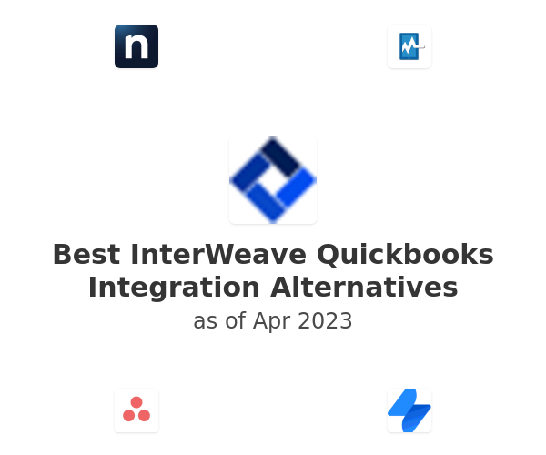 Best InterWeave Quickbooks Integration Alternatives