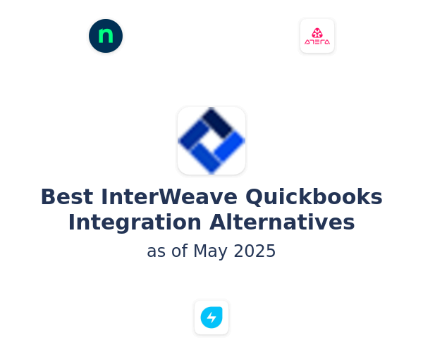 Best InterWeave Quickbooks Integration Alternatives