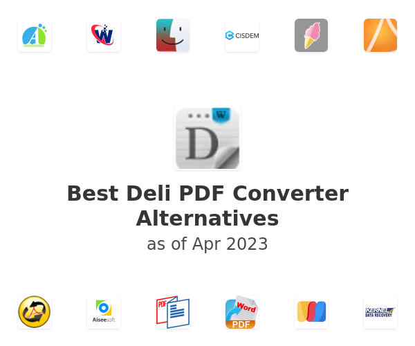 Best Deli PDF Converter Alternatives