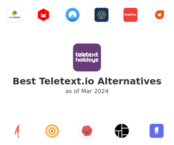 Best Teletext.io Alternatives