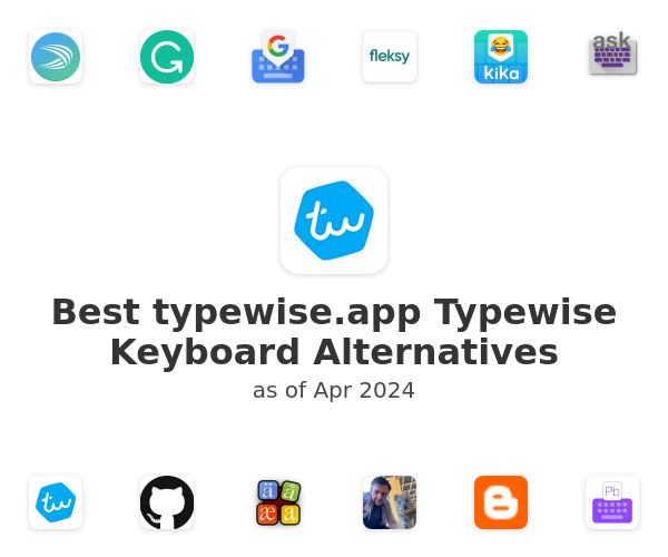 Best typewise.app Typewise Keyboard Alternatives