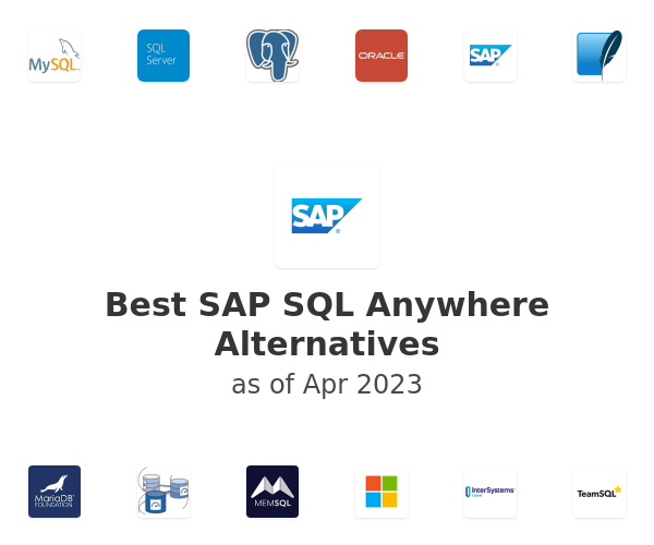 Best SAP SQL Anywhere Alternatives