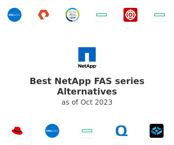 Best NetApp FAS series Alternatives