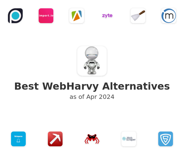 Best WebHarvy Alternatives
