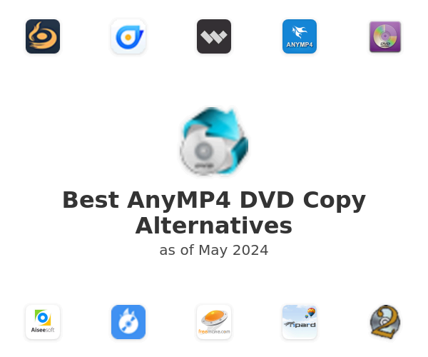 Best AnyMP4 DVD Copy Alternatives