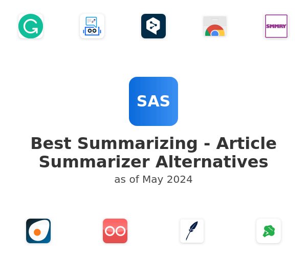 Best Summarizing - Article Summarizer Alternatives