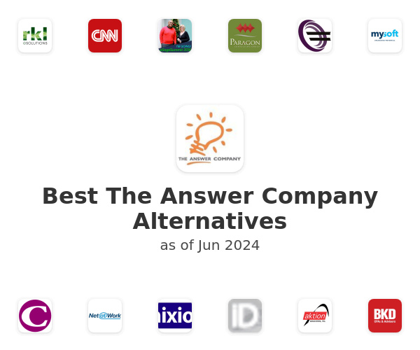 Best The Answer Company Alternatives