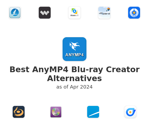 Best AnyMP4 Blu-ray Creator Alternatives