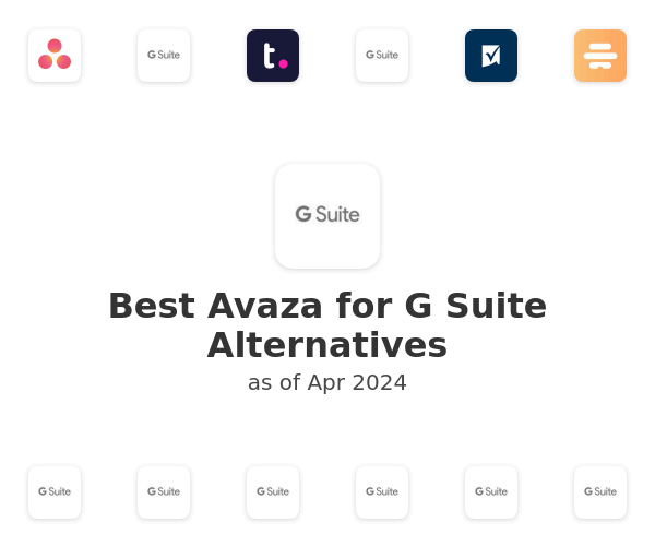 Best Avaza for G Suite Alternatives