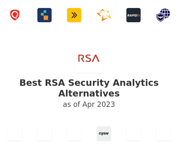 Best RSA Security Analytics Alternatives