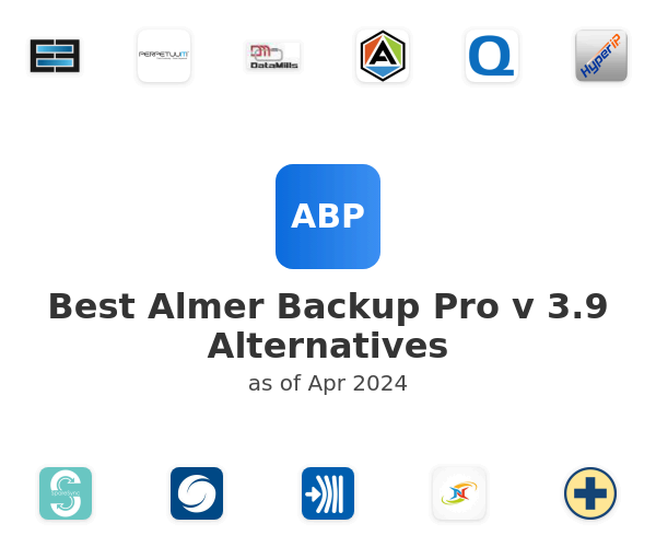 Best Almer Backup Pro v 3.9 Alternatives