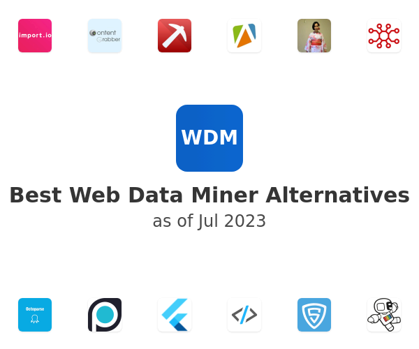 Best Web Data Miner Alternatives
