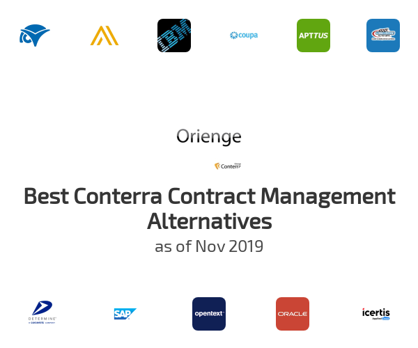 Best Conterra Contract Management Alternatives