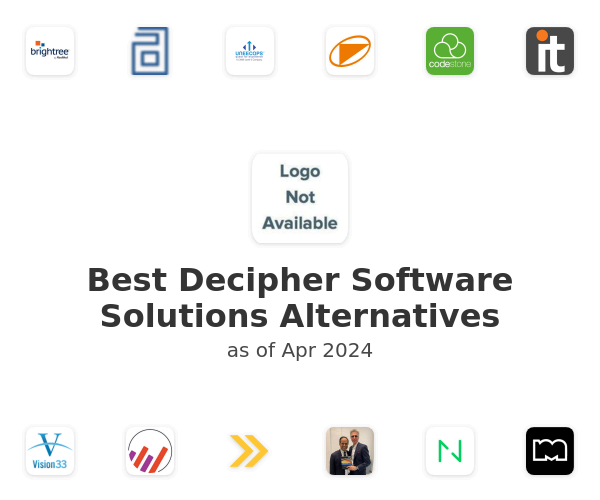 Best Decipher Software Solutions Alternatives