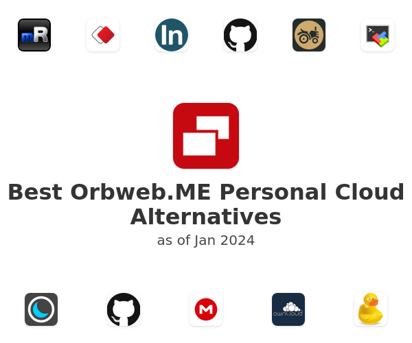 Best Orbweb.ME Personal Cloud Alternatives
