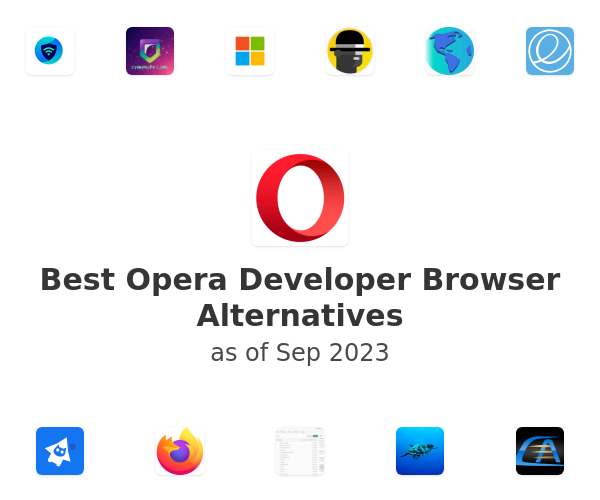 Best Opera Developer Browser Alternatives