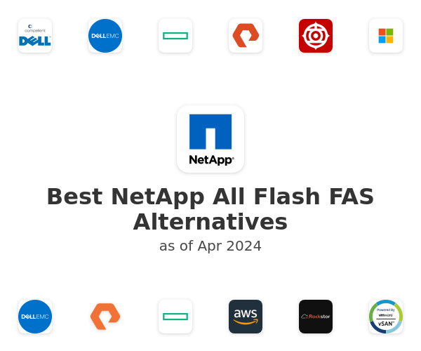 Best NetApp All Flash FAS Alternatives