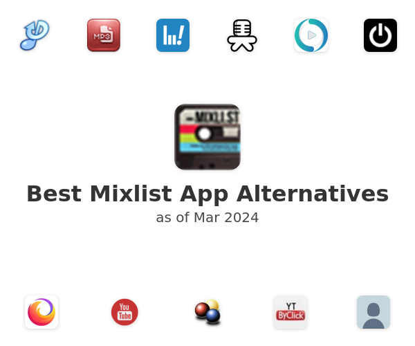 Best Mixlist App Alternatives
