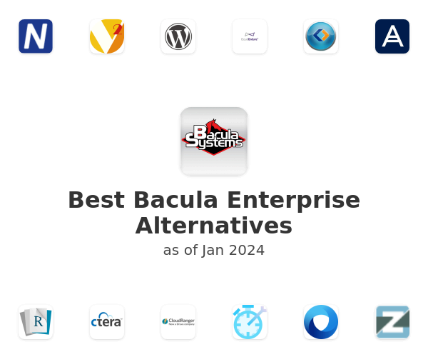 Best Bacula Enterprise Alternatives