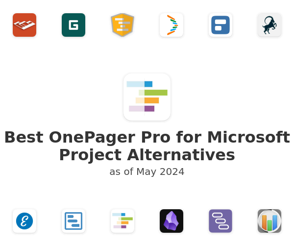 Best OnePager Pro for Microsoft Project Alternatives