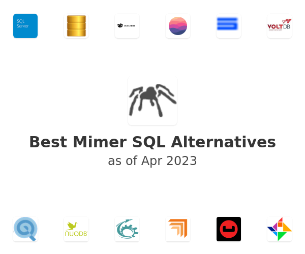 Best Mimer SQL Alternatives