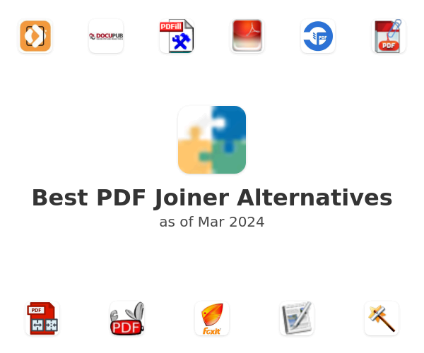 Best PDF Joiner Alternatives