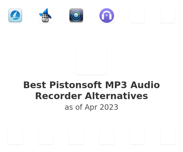 Best Pistonsoft MP3 Audio Recorder Alternatives