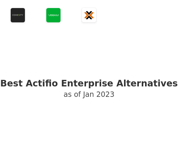 Best Actifio Enterprise Alternatives