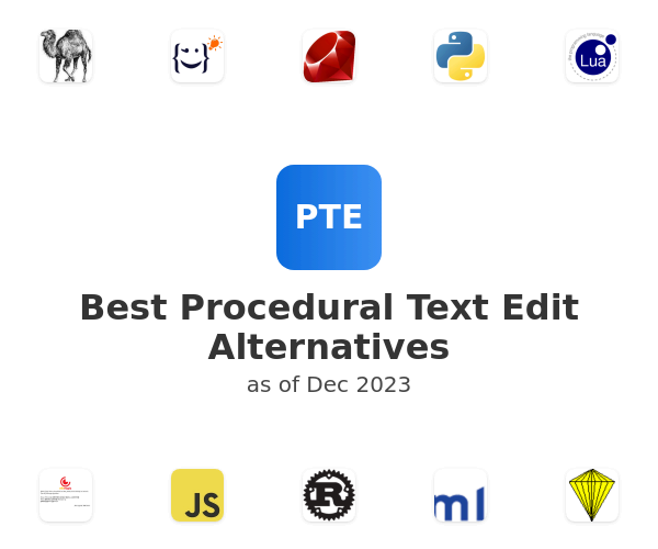 Best Procedural Text Edit Alternatives
