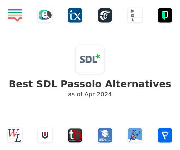 Best SDL Passolo Alternatives
