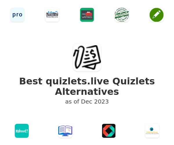 Best quizlets.live Quizlets Alternatives